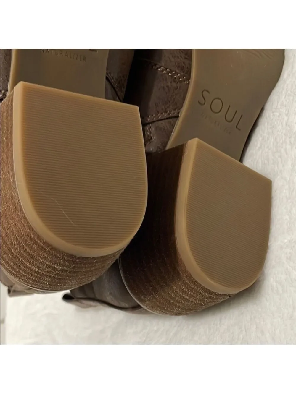 NWOB Soul Naturalizer Brown Ankle Boots Sz 8.5W